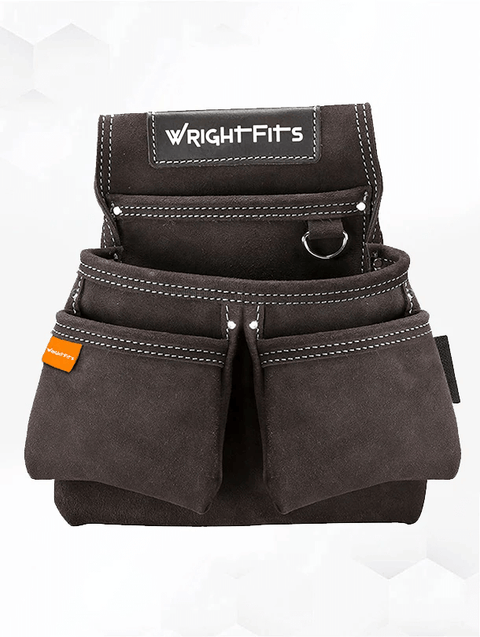WrightFits genuine leather belt-tool belt pouch-nail tool pouch