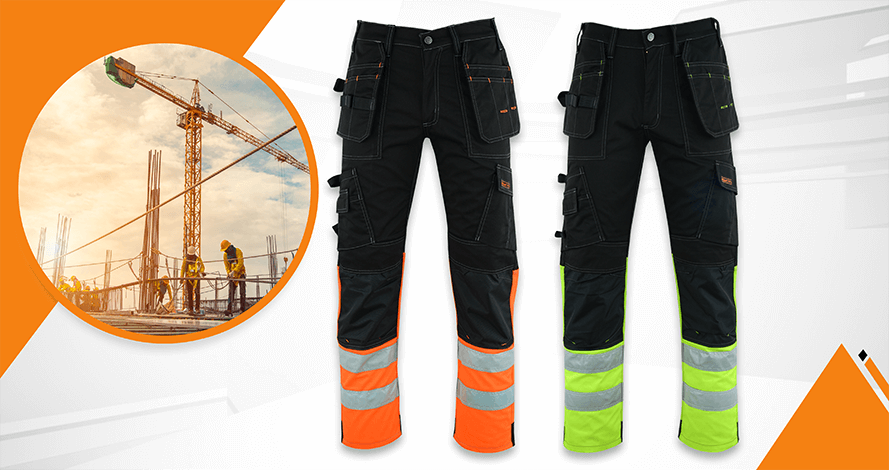 Top Quality Hi-Vis Flash Pro Work Trousers