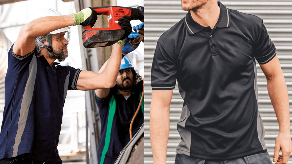 Work Polo T-Shirts for Men
