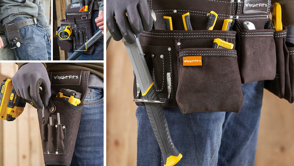 Carpenters Leather Tool Belts and Pouches