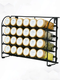 ToughHub 24 Pcs Glass Spice Jars with Bamboo Lids – For Herbs & Kitchen Organizer