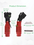18 in 1 wrench-plumbing tool-tools-hand tools-faucet wrench-basin wrench-dimension image-faucet wrench