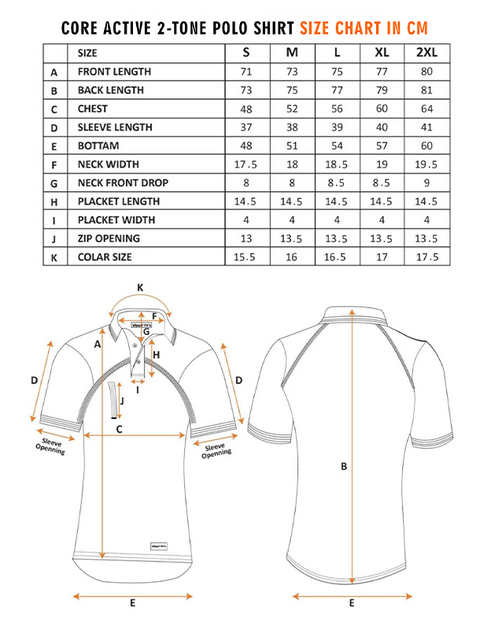 WrightFits Core-Active 2-Tone Men Work Polo T Shirt -CA