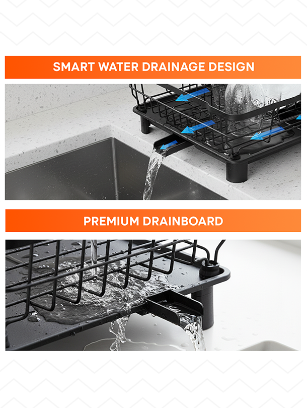 ToughHub Dish Rack Non-extendable