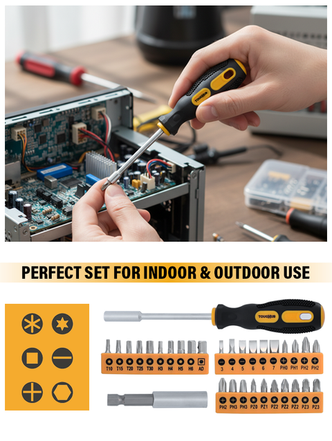 ToughHub 134 Pcs All-Purpose Hand Tool Kit