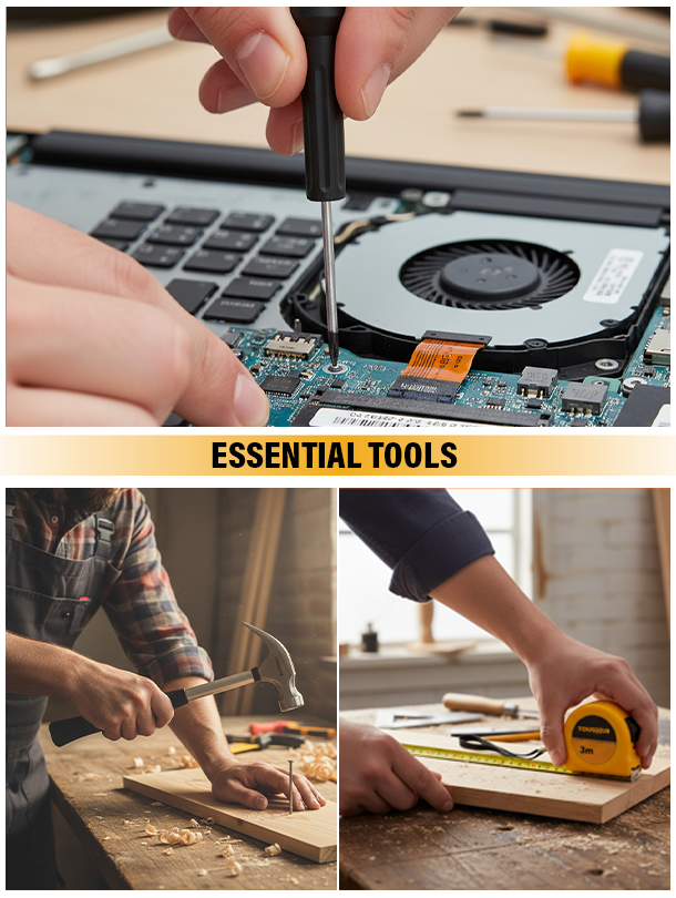 ToughHub 134 Pcs All-Purpose Hand Tool Kit