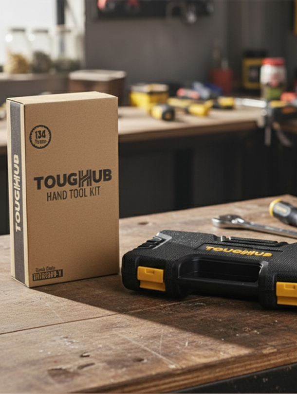 ToughHub 134 Pcs All-Purpose Hand Tool Kit