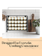ToughHub 24 Pcs Glass Spice Jars with Bamboo Lids – For Herbs & Kitchen Organizer