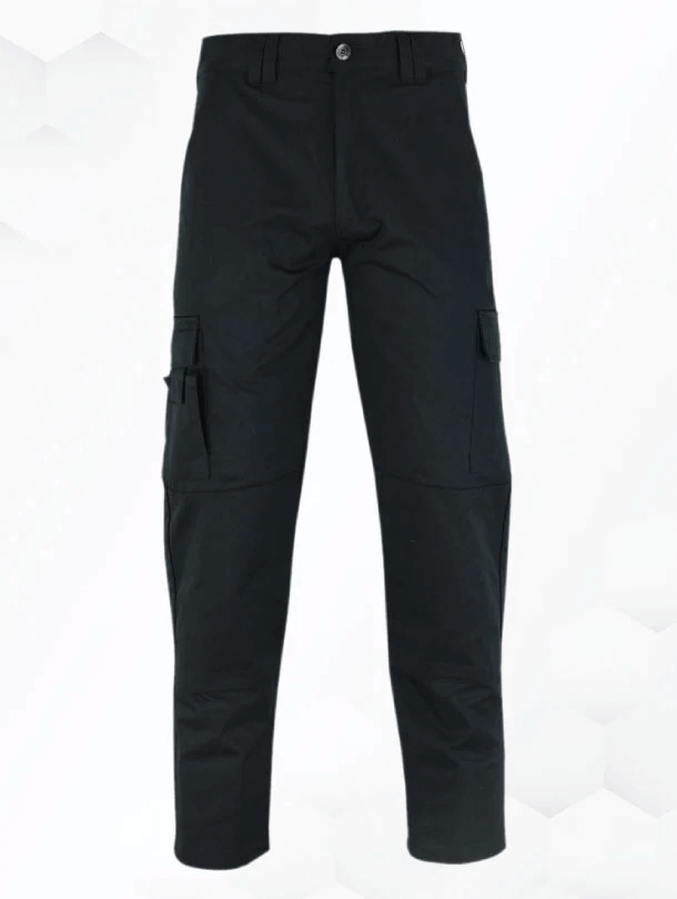 WrightFits Men Falcon Work Pants | Black & Navy Work Trousers | Workwear