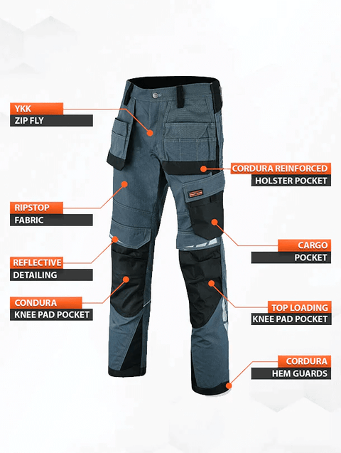 Featured image-Deluxe holster-Work Trousers-grey work trousers