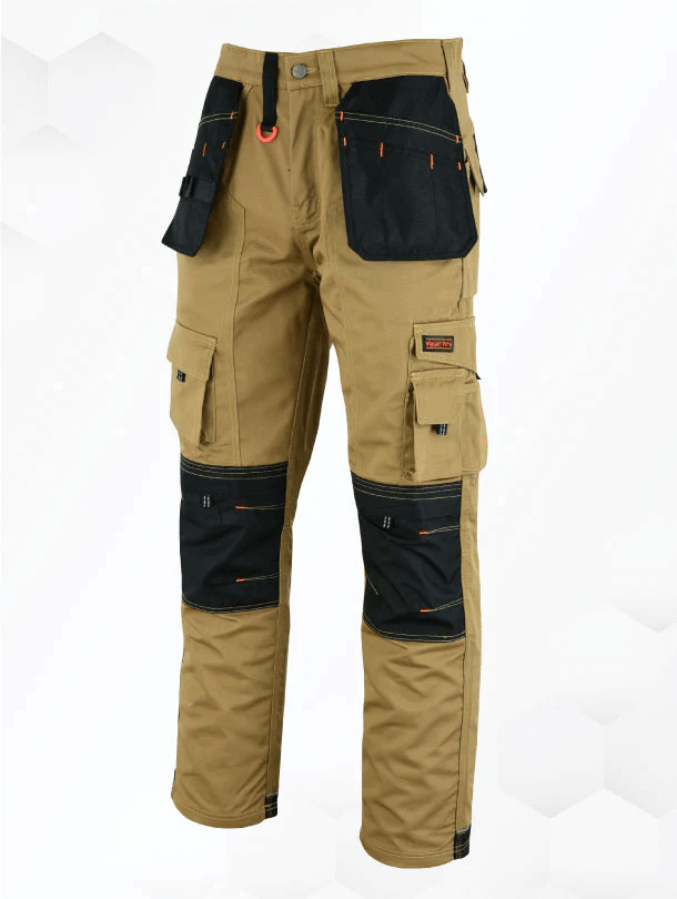 Khaki_work_trousers_for_men_cargo_trousers_-_mens_trousers_work-workwear- work trousers