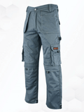 Pro 11 work trousers-Grey trousers-side image