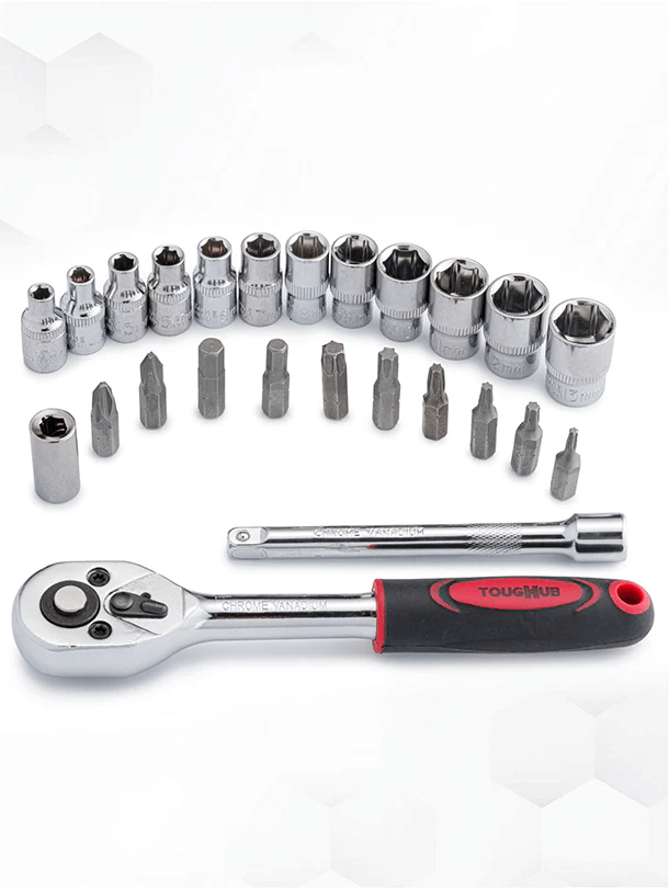 Sockettsy Rachett ToughHub Ratchet Socket Set | Hand Tool kit | Tools