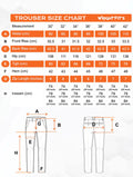 Work Trousers - pro 11 work trousers-size chart image