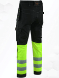 WrightFits Flash Pro Work Trousers back-hi vis trousers