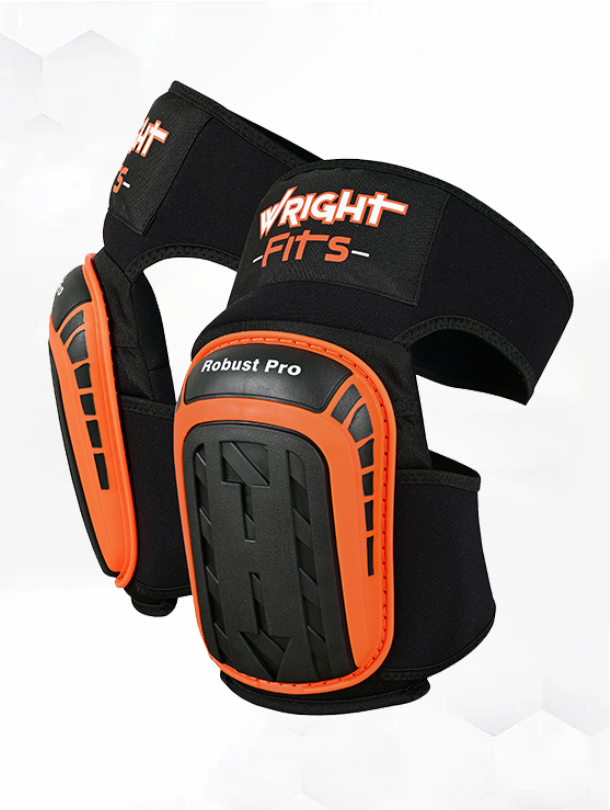 WrightFits knee pads-knee pads with strap-rooferskneepads-large knee pads-EVA foam Gel knee pad