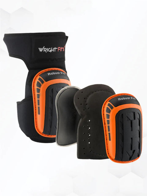 WrightFits knee pads-knee pads with strap-rooferskneepads-large knee pads-EVA foam Gel knee pad