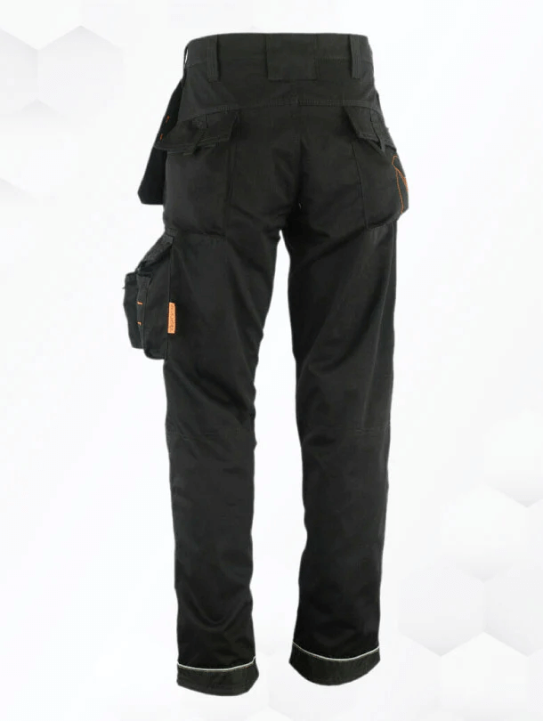 cargo_trousers_work_trousers_-_Black_Color-workwear-black_cargos - mens black cargos