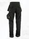 cargo trousers work trousers-Black Color-back side image