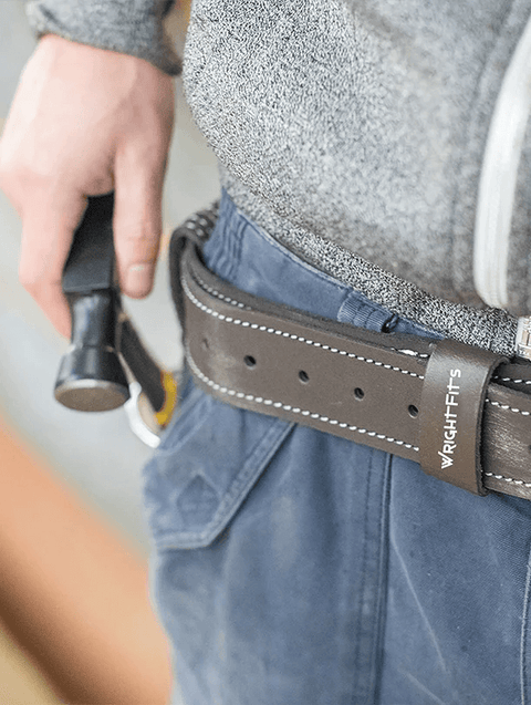 leather belt-brown-leather belt-tool belt