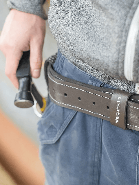 leather belt-brown-leather belt-tool belt