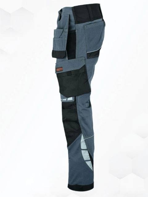 side image-Deluxe holster Work Trousers-reflective tape trosuers