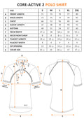 size chart-men work t shirts-work polo shirts-work t shirts-core active t-shirt