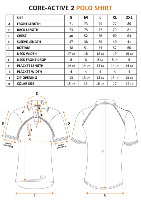 size chart-men work t shirts-work polo shirts-work t shirts-core active t-shirt