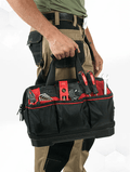 tool bag-hard base-tool organizer-tool storage-hard base tool bag-14 inch tool bag