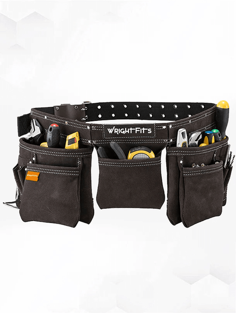 tool belts-tool apron belt-belt for men-genuine leather belt-tool belt apron with hammer holder