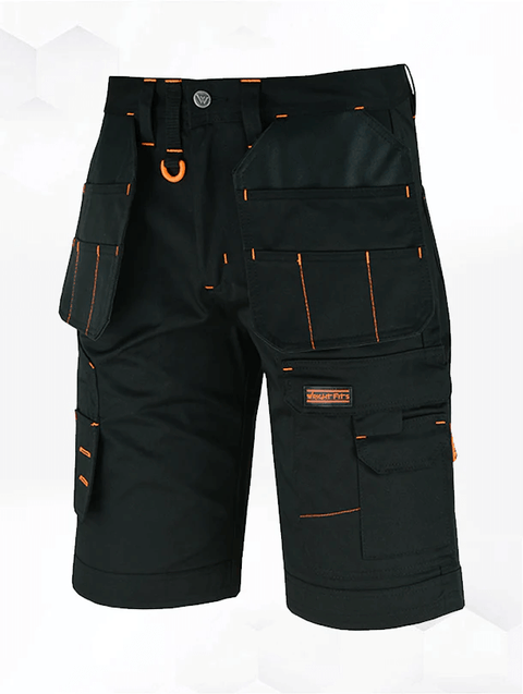 work shorts-black work shorts-wrightFits shorts- multi pocket work shorts