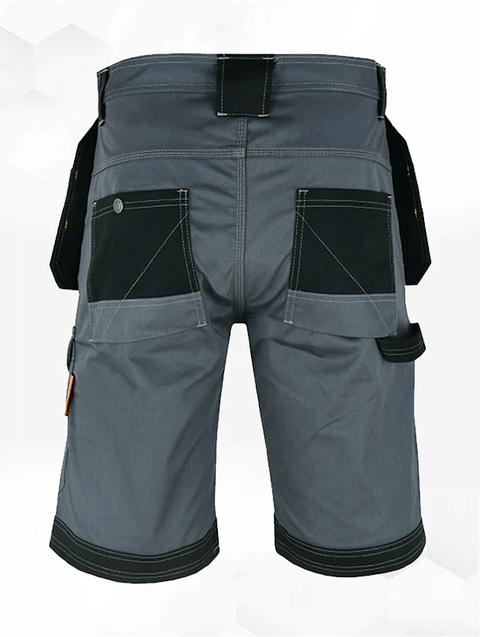 wrightFits back side image-work shorts-grey shorts