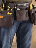 wrightFits tool belts-tool apron belt-belt for men-genuine leather belt-tool belt pouch