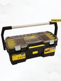 Stanley plastic tool box with split boxes