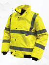 Hi-Vis Yellow Bomber Jacket