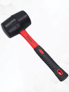 Rubber Mallet Fiber Handle Red and Black 32Oz